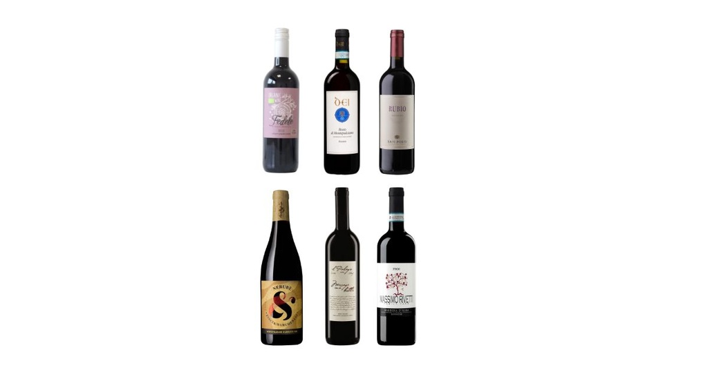 6 Italiaanse rode wijnen